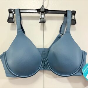 Vanity Fair Blue Full Coverage Bra with Molded Cups